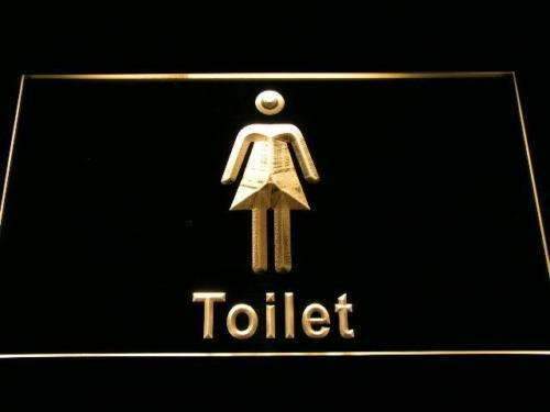 Women's Toilet Restroom LED Light Sign - LED Gift Works