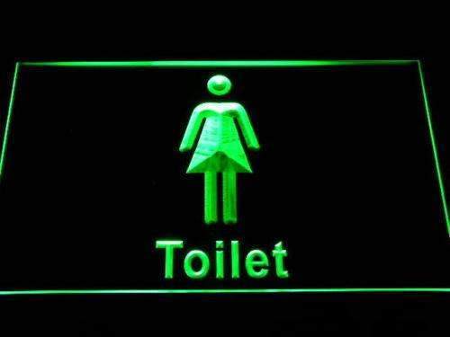 Women's Toilet Restroom LED Light Sign - Way Up Gifts