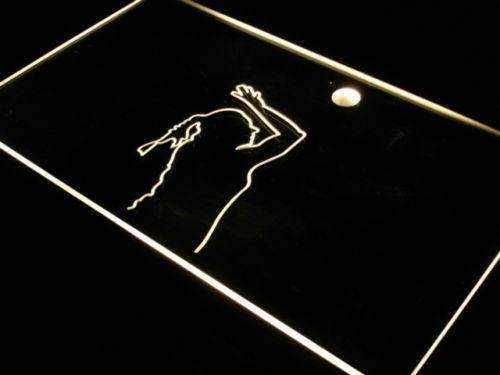 Womens Volleyball LED Light Sign - LED Gift Works