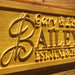 Personalized Wedding Celebrations Couple Custom Wood Sign 3D Engraved Wall Plaque - Way Up Gifts