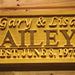Personalized Wedding Celebrations Couple Custom Wood Sign 3D Engraved Wall Plaque - Way Up Gifts