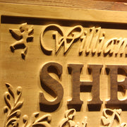 Personalized Couples Name Wedding Date Custom Wood Sign 3D Engraved Wall Plaque - LED Gift Works