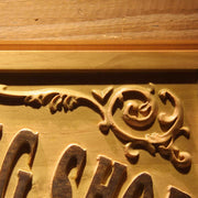 Personalized Garage Woodworking Shop Custom Wood Sign 3D Engraved Wall Plaque - LED Gift Works