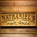 Personalized Man Cave Stars Custom Wood Sign 3D Engraved Wall Plaque - Way Up Gifts