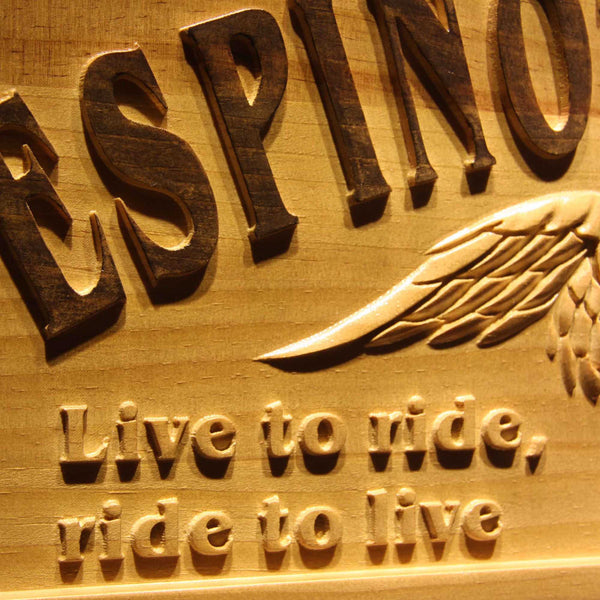 Personalized Handyman Tools Garage Live to Ride Custom Wood Sign 3D Engraved Wall Plaque - Way Up Gifts