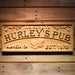 Personalized Pub Bar Custom Wood Sign 3D Engraved Wall Plaque - Way Up Gifts