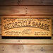 Personalized Motorcycle Garage Custom Wood Sign 3D Engraved Wall Plaque - Way Up Gifts