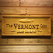 Personalized Fishing Lake Cabin Custom Wood Sign 3D Engraved Wall Plaque - LED Gift Works