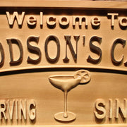 Personalized Margarita Cantina Bar Custom Wood Sign 3D Engraved Wall Plaque - LED Gift Works