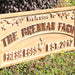 Personalized Rooster Farm Custom Wood Sign 3D Engraved Wall Plaque - Way Up Gifts