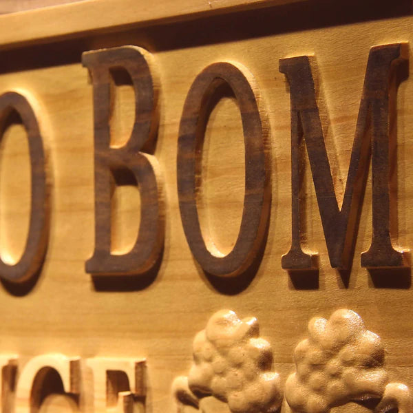 Personalized Beer Home Bar Lounge Custom Wood Sign 3D Engraved Wall Plaque - Way Up Gifts
