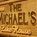 Personalized Lake House Custom Wood Sign 3D Engraved Wall Plaque - Way Up Gifts