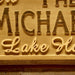 Personalized Lake House Custom Wood Sign 3D Engraved Wall Plaque - Way Up Gifts