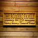 Personalized Family Names Custom Wood Sign 3D Engraved Wall Plaque - Way Up Gifts