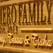 Personalized Family Names Custom Wood Sign 3D Engraved Wall Plaque - Way Up Gifts