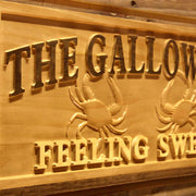 Personalized Crab Season Beach House Custom Wood Sign 3D Engraved Plaque - LED Gift Works