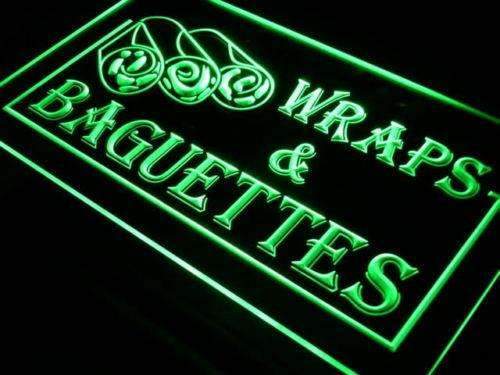 Wraps Baguettes LED Light Sign - Way Up Gifts