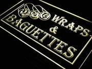 Wraps Baguettes LED Light Sign - LED Gift Works