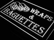 Wraps Baguettes LED Light Sign - LED Gift Works