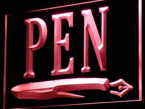 Writing Instruments Pen LED Light Sign - LED Gift Works