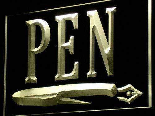 Writing Instruments Pen LED Light Sign - LED Gift Works