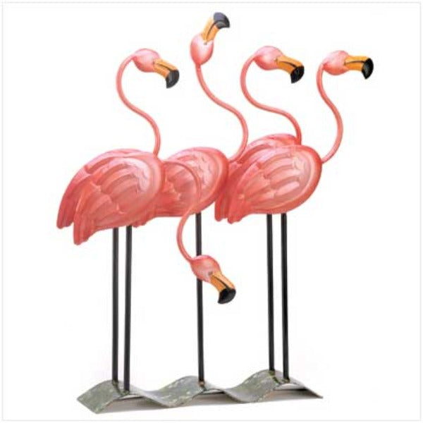 Flock O’ Flamingos Flamingo Decor - LED Gift Works